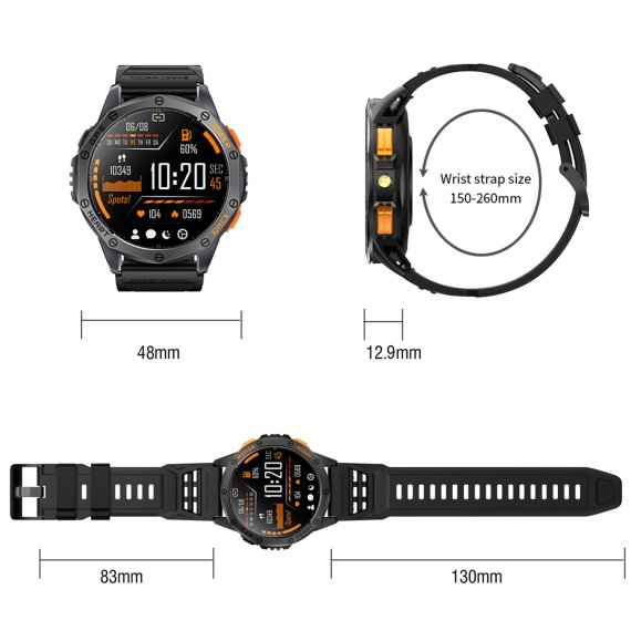 Умные смарт часы Smart GPS Max ArmyGreen, 2 ремешка 1865 фото