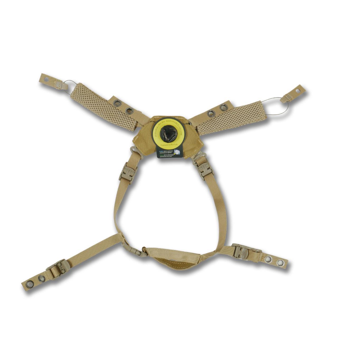 Подвесная система + подушки для шлема Team Wendy Cam Fit(R) GEN.4 Койот — 5