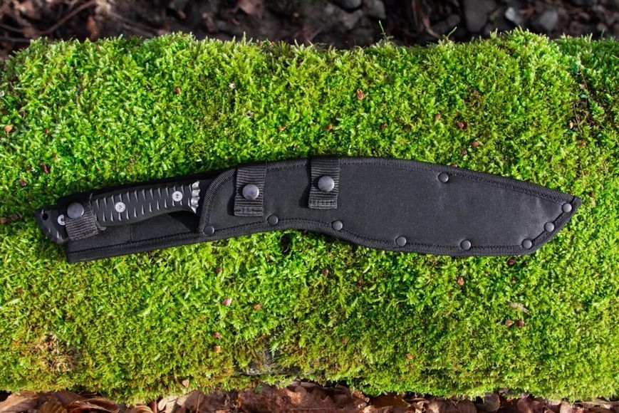 Мачете туристическое BB Knives Модерн Кукри 66Mn4 Full Tang с чехлом BBK-KUKR фото