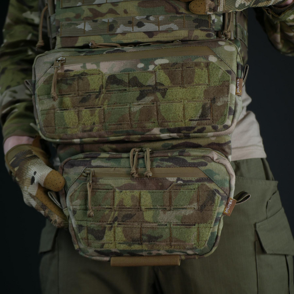 Комплект (захист живота + сумка) Militex Cordura original USA Мультикам розмір (M) 4104 фото