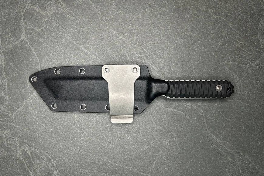 Тактичний ніж ЯМАТО Стоунвош American Tanto з фіксованим лезом та чохлом BBK-00406 фото