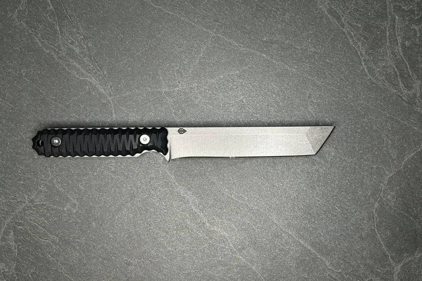 Тактичний ніж ЯМАТО Стоунвош American Tanto з фіксованим лезом та чохлом BBK-00406 фото
