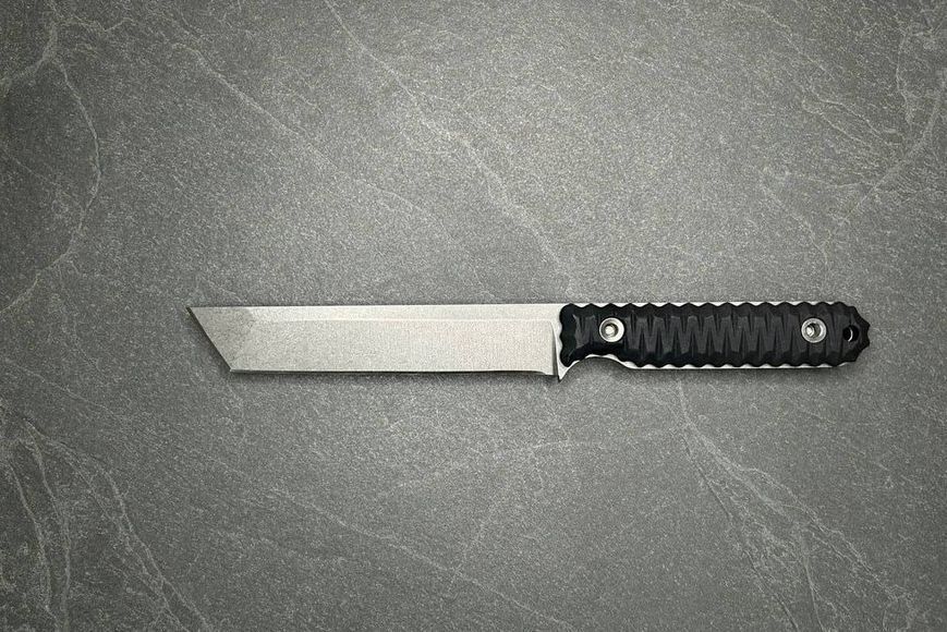Тактичний ніж ЯМАТО Стоунвош American Tanto з фіксованим лезом та чохлом BBK-00406 фото