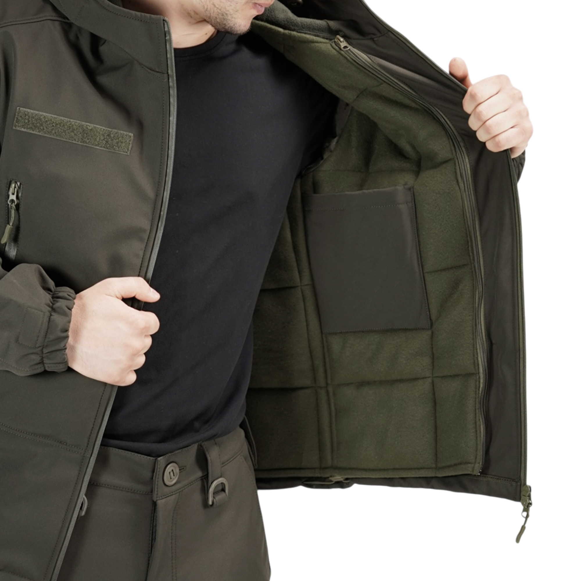 Костюм зимовий Soft Shell Titan FS Хакі-46, фото 6