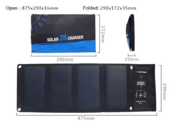 Солнечная панель Solar panel 28W B428 1618545013 фото