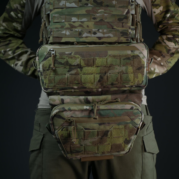 Комплект (захист живота + сумка) Militex Cordura original USA Мультикам розмір (L) 4105 фото
