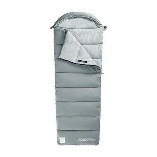 Спальник з капюшоном Naturehike M180 NH20MSD02, лівий, сірий 65409 фото