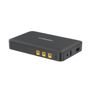 ДБЖ (Mini UPS) для роутера MARSRIVA KP1 EC 8000 mAh, 18 W, DC 5/9/12 V, USB 5 V 2.1 A, чорний 1369 фото