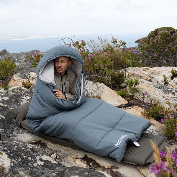Спальний мішок з підігрівом Naturehike BE400 CNK2300SD021, правий, бежевий 6976507667326 фото