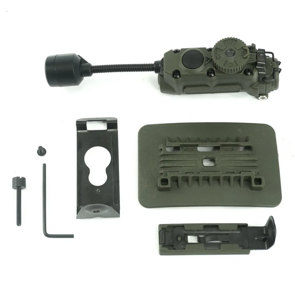 Ліхтарик на шолом Sidewinder MPLS 5LED + IFF маячок (Олива) 7142-О фото