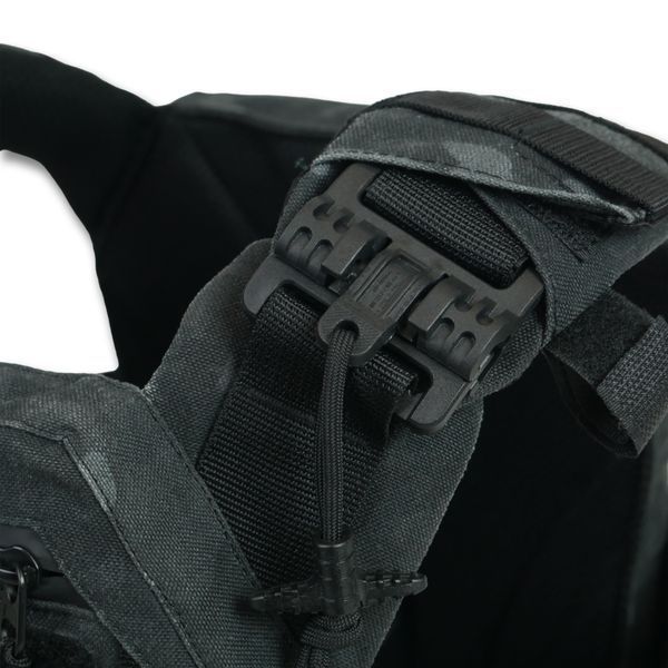 Плитоноска Kiborg GU Gen.2 + съемная панель для трех магазинов Черный Мультикам 77003 фото