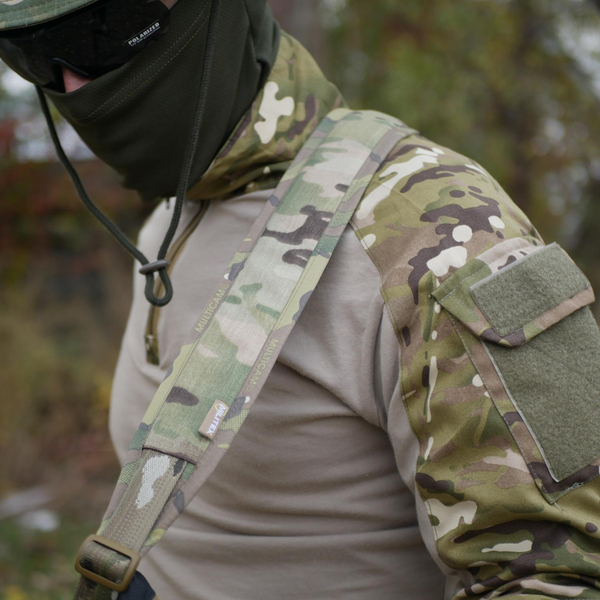 Двухточечный оружейный ремень с QD антабками M-lok и быстрой регулировкой Multicam USA 8037 фото
