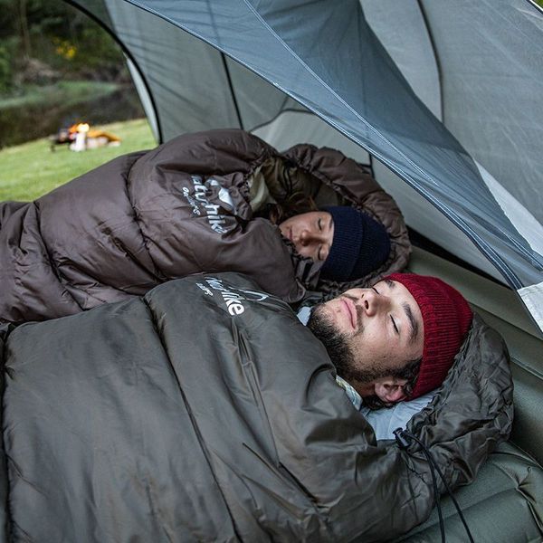 Спальник з капюшоном Naturehike U250S NH20MSD07, (0&deg;C), лівий, коричневий 6927595769294-L фото