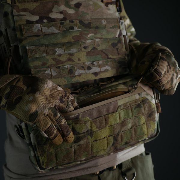Подсумок под защиту живота Militex Мультикам из Cordura original USA (M) с баллистической защитой 2 класса 17042-2-К фото