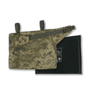 Каремат-сидушка Kiborg с баллистическим пакетом 1 класс защиты Militex 20mm Cordura Pixel 81200 фото