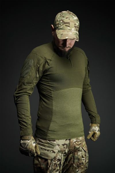 Тактическая боевая рубашка UBACS BR ESDY с длинным рукавом цвета хаки 1385-M фото