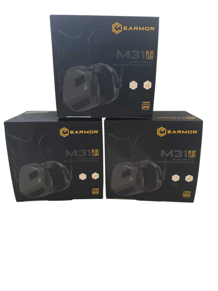 Тактичні навушники EARMOR M31 PLUS Олива 7164-О фото