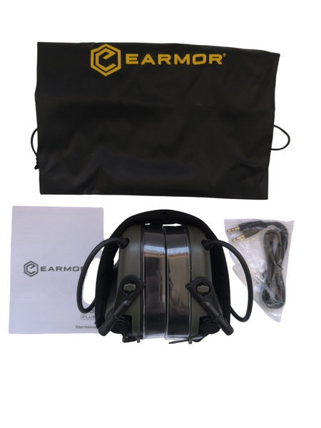 Тактичні навушники EARMOR M31 PLUS Олива 7164-О фото