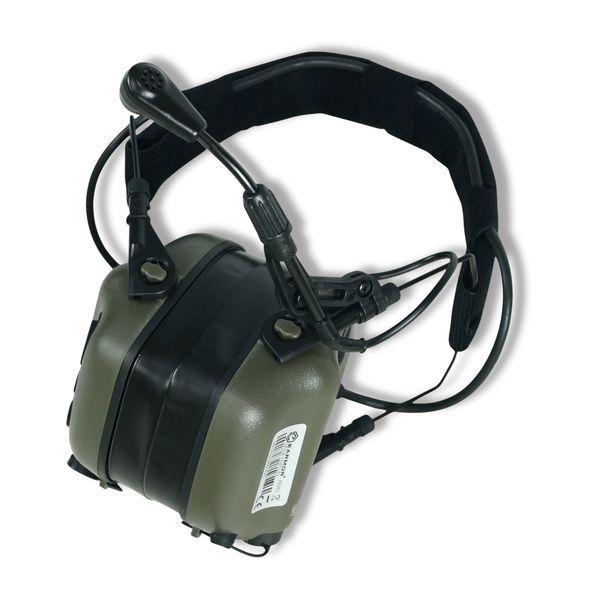 Навушники активні з гарнітурою Earmor M32X PLUS, олива 1866-О фото