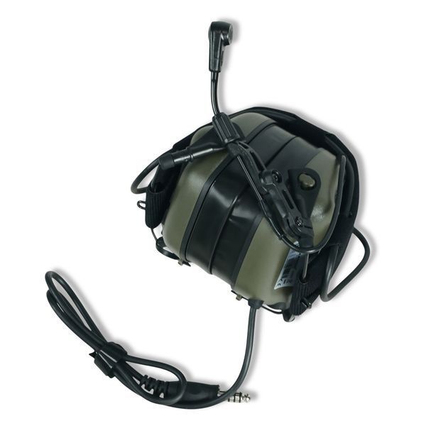 Навушники активні з гарнітурою Earmor M32X PLUS, олива 1866-О фото