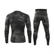 Термобілизна чорний мультикам ESDY Tactical Thermal 1538-S фото 2