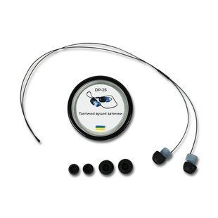 Вушні затички DEFENSE PLUG з барабанною перетинкою 25DB 7013 фото