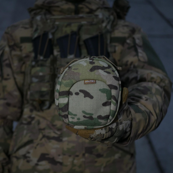 Підсумок Militex (L) для захисту навушників навушники Cordura original USA Мультикам 4087-L фото