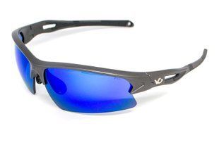 Окуляри захисні Venture Gear MontEagle GunMetal (ice blue mirror) Anti-Fog, дзеркальні сині VG-MONT-GTB1 фото