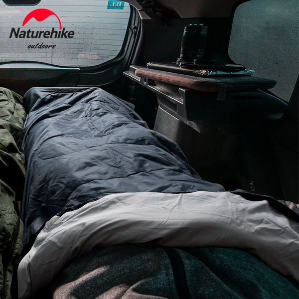 Спальний мішок Naturehike Y150L NH21MSD08, лівий, сіро-блакитний 6975641888734 фото