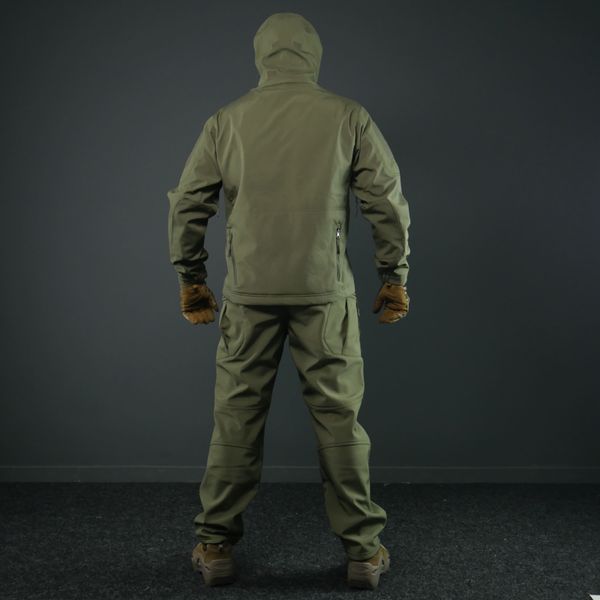 Тактический демисезонный костюм Softshell Олива 1297-S фото