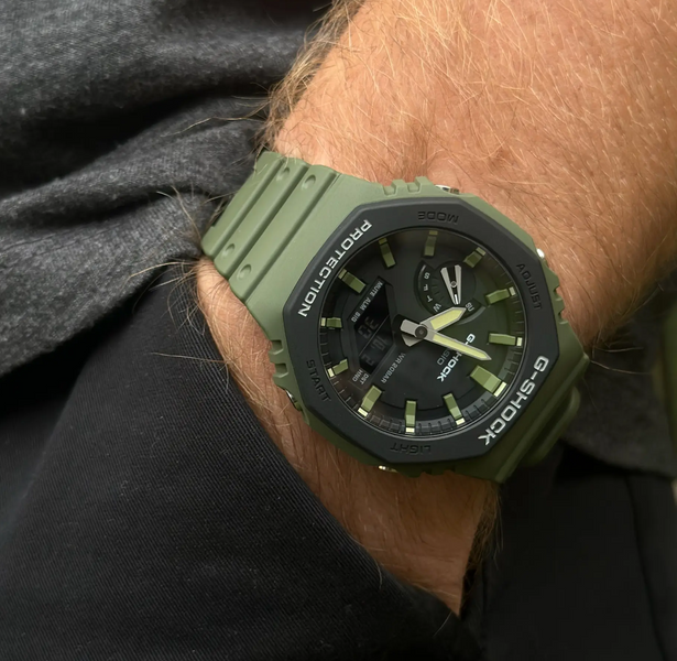 Годинник Casio G-SHOCK GA-2110SU - олива 1883-T фото