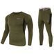Комплект термобілизни ESDY Fleece Thermal Suit Хакі 1530-S фото 1