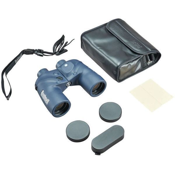 Бінокль Bushnell Marine Blue 7x50 мм з компасом і далекомірною сіткою 64941 фото
