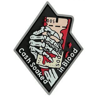 ПВХ патч "CASH IN BLOOD" PATCH-0313 фото