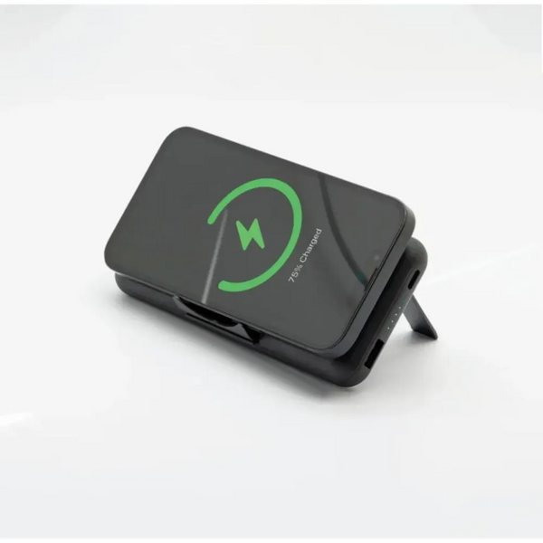 Повербанк Nebo 10K Powerbank w/ Kickstand & wWreless Charging, 10 000 mAh (NB NEB-PBK-0010-G) 5060945230837 фото