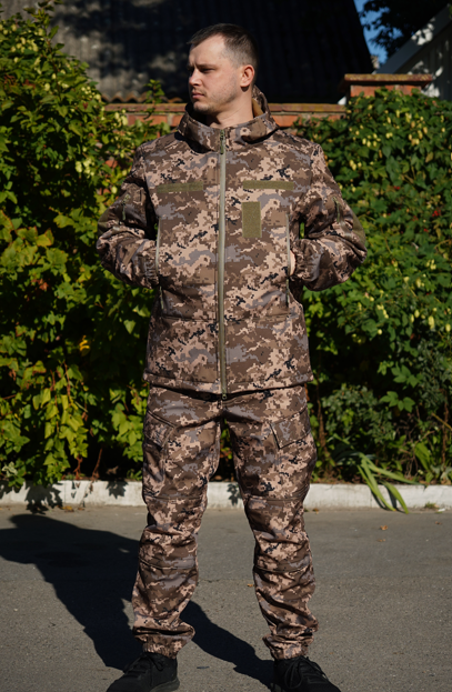 Костюм зимовий soft shell Titan FS піксель 52, фото 3
