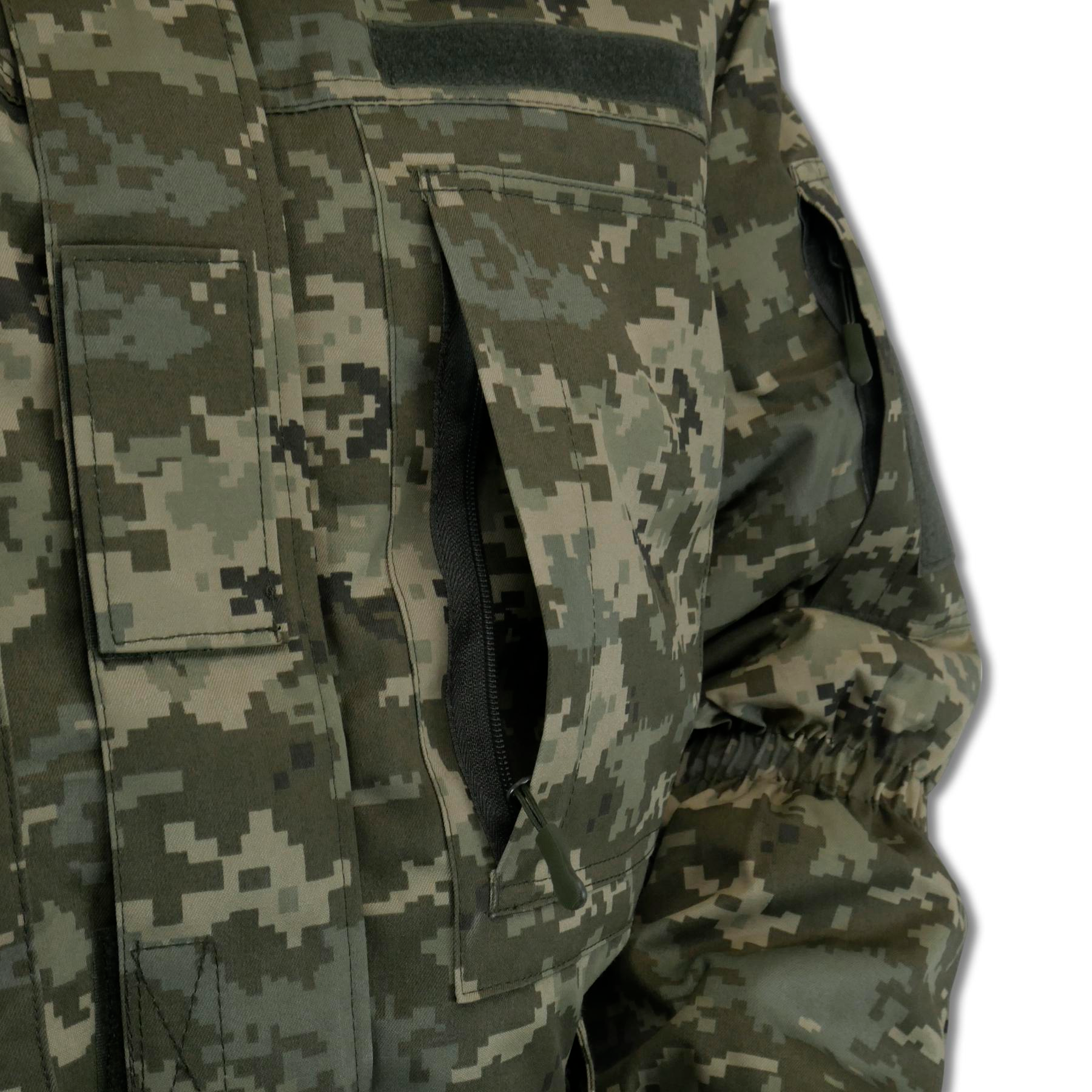 Зимовий костюм Water Repellent MILITEX Gen 6 Піксель (бушлат+штани) — фото 6