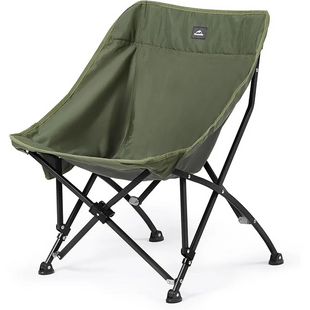 Стул складной туристический Naturehike CNK23JU0001, стальной каркас, ткань Oxford, темно-зеленый 6976023929724 фото