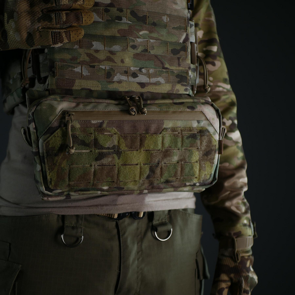 Подсумок под защиту живота Militex Мультикам из Cordura original USA (L) с баллистической защитой 2 класса 17043-2-К фото