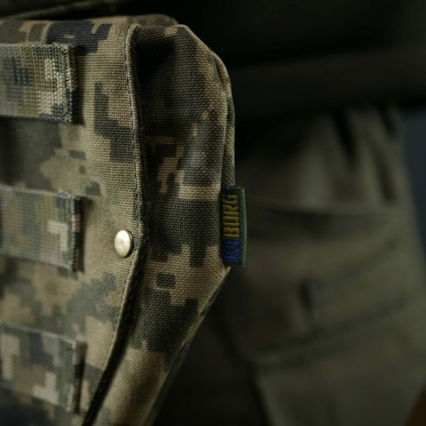 Тройная защита паха/напашник Kiborg с баллистической защитой 2 класс Militex Пиксель 17021-2-К фото