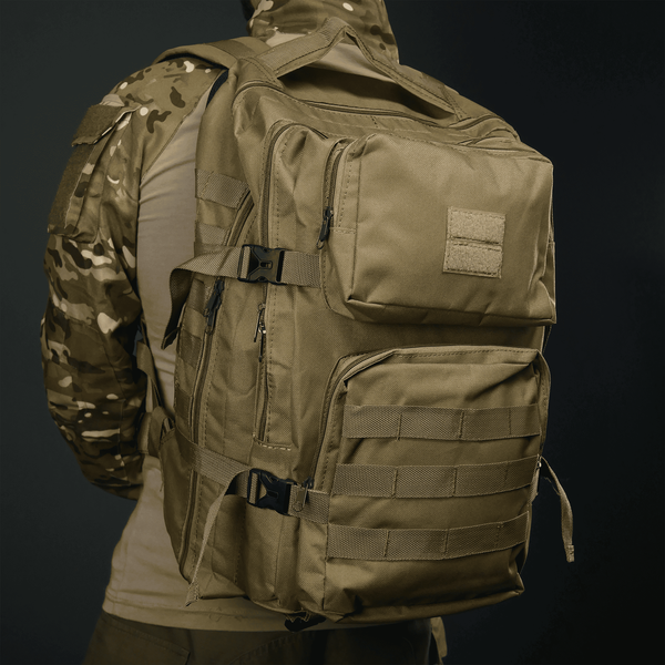 Рюкзак тактический 30 л с системой MOLLE койот (производство Украина) 6028 фото