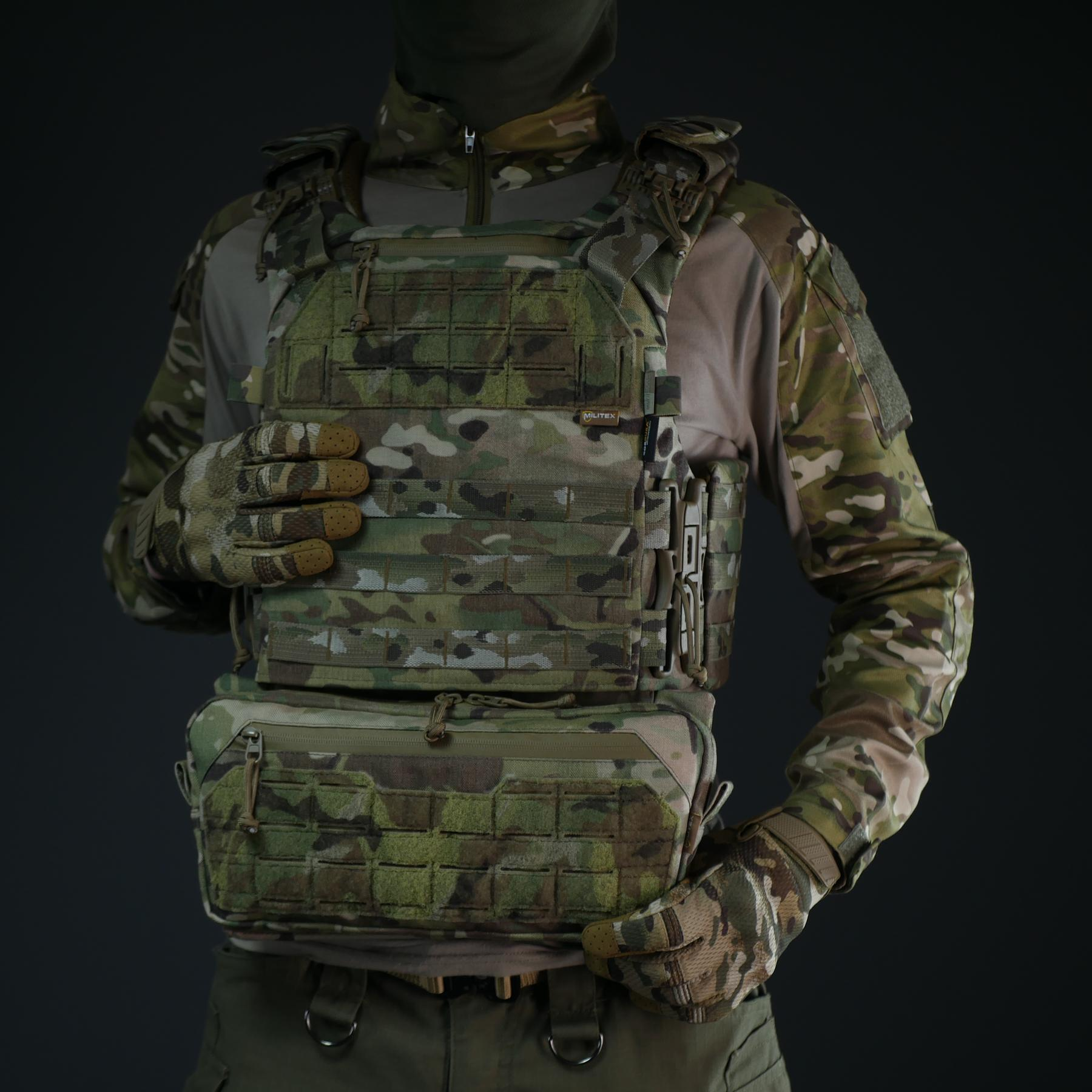 Підсумок під захист живота Militex Мультикам з Cordura original USA (L) з балістичним захистом 2 класу — 7