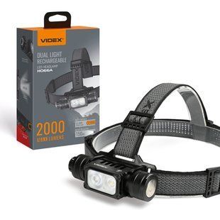 Налобный светодиодный фонарик VIDEX VLF-H066A 2000Lm 5000K VLF-H066A фото
