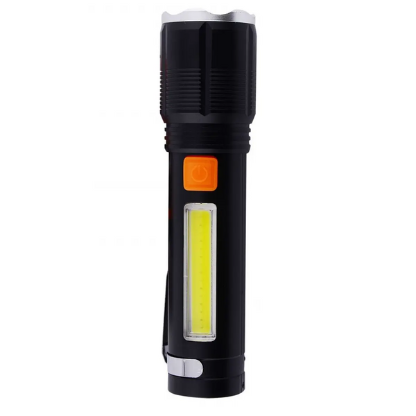 Ручной LED-фонарь Baseus XA-P12-P50, 1200 мАч, зум, Type-C, черный 32682 фото