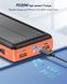 Зарядний пристрій на сонячних батареях Powerbank 619S 20000mAh із ліхтариком та швидкою зарядкою 2431313731 фото 5