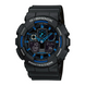 Годинник Casio G-SHOCK GA-100 - чорний/синій 2397-T фото 1