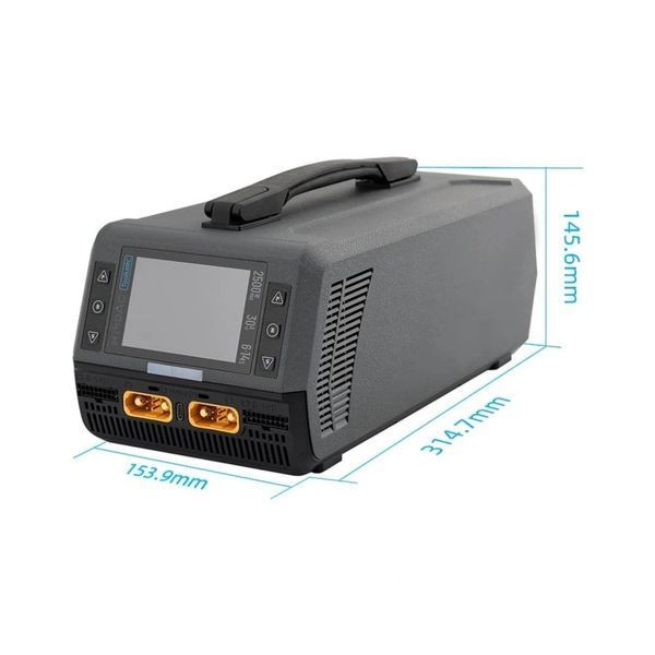 Зарядное устройство ToolkitRC M14DAC 2500W двухканальное AC для LiPo LiHV 6&ndash;14S TK14500-EU фото