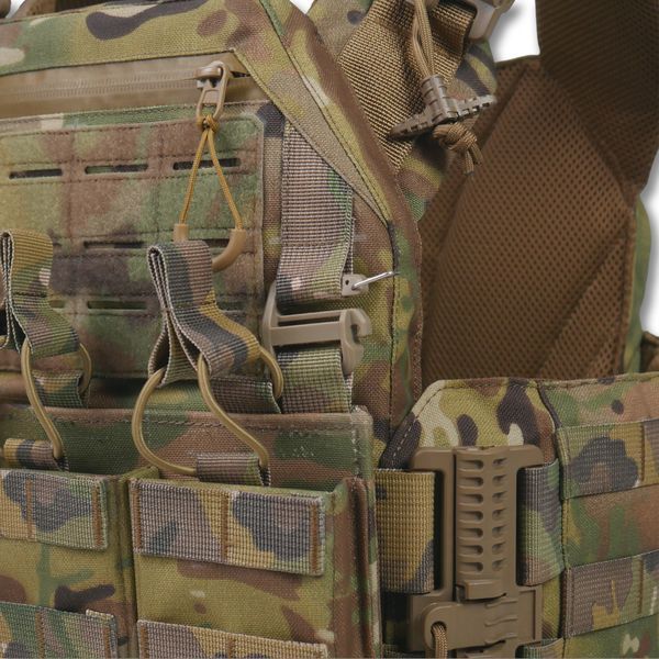 Плитоноска Kiborg GU Gen.2 + съёмная панель для трех магазинов Мультикам 45000 фото