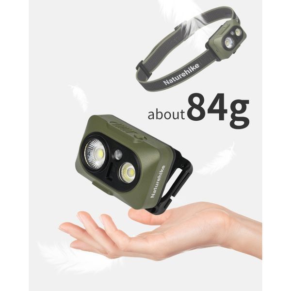 Ліхтар налобний Naturehike CNK2450ZM010, зелений 6976507665438 фото