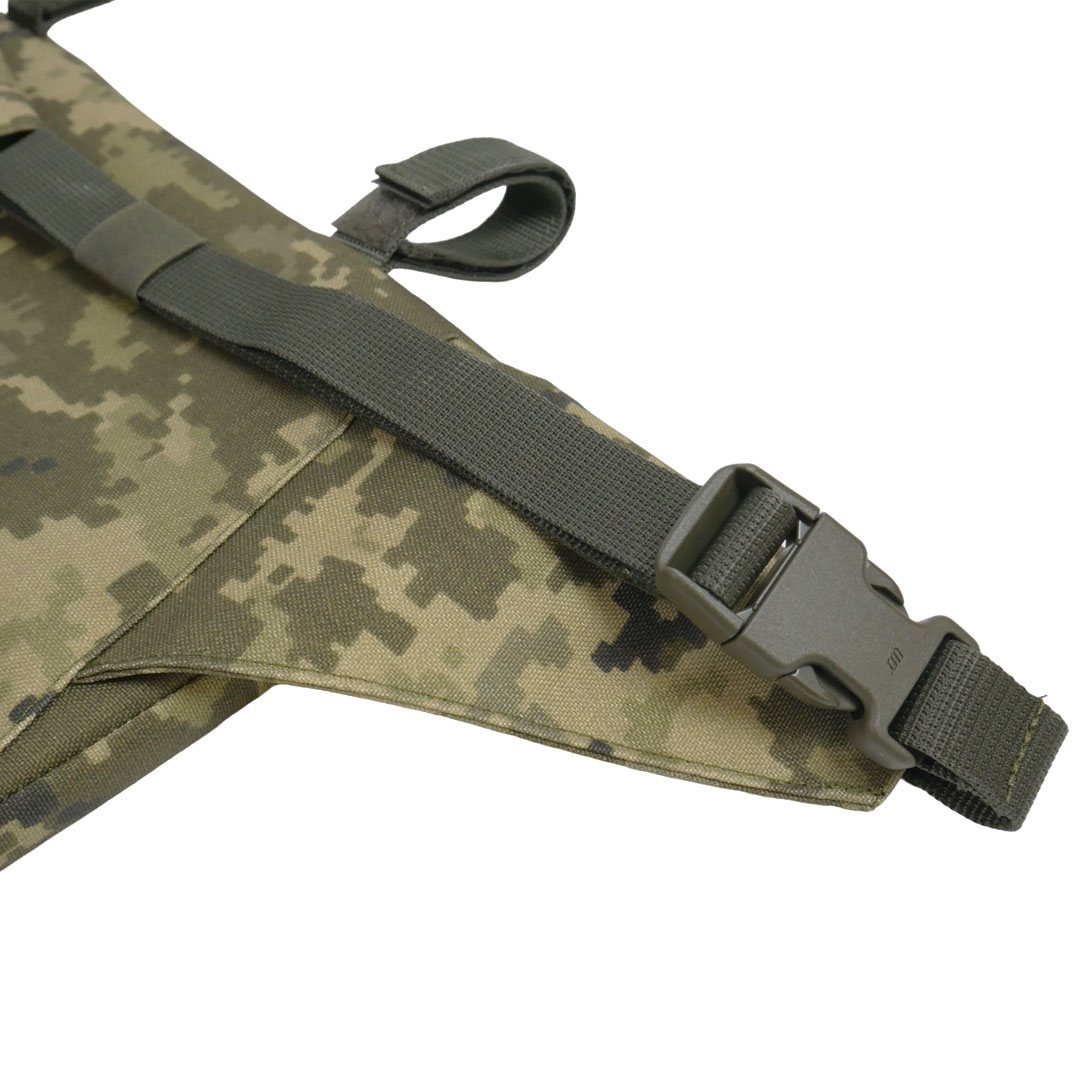Каремат-сидушка Kiborg 20mm (посилена) Cordura Pixel під бронепакет — 4